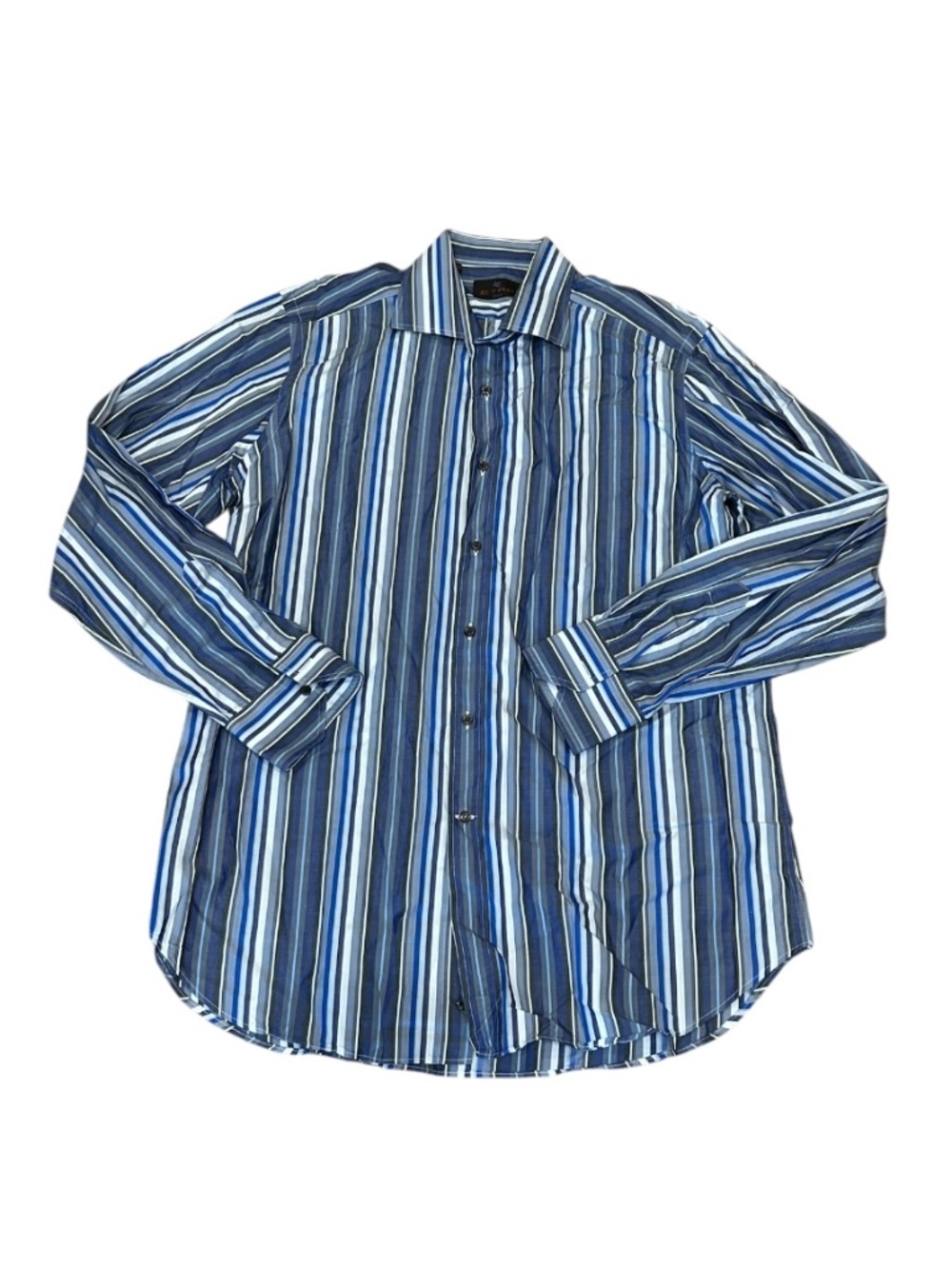 EUC ETRO Men's Long Sleeve button-down Shirt Top Size 42 US M L